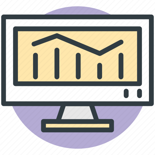 Bar chart, bar graph, bars graphic, financial chart, statistics screen icon - Download on Iconfinder