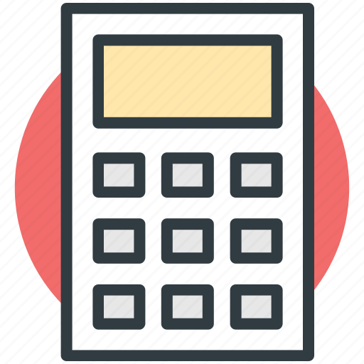 Accounting, calculating device, calculator, digital calculator, mathematics icon - Download on Iconfinder