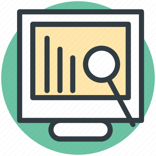 Analysis, analytics, bar chart, search graph, search report icon - Download on Iconfinder