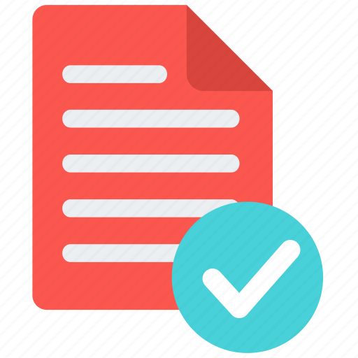 Accept, approve, check, document, file, list, notepad icon - Download on Iconfinder