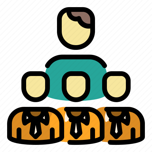 Boss, group, leader, organization, team, team management icon - Download on Iconfinder