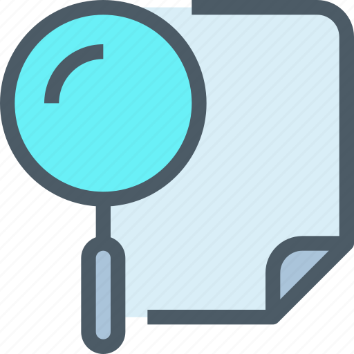 Business, document, planning, research, search icon - Download on Iconfinder