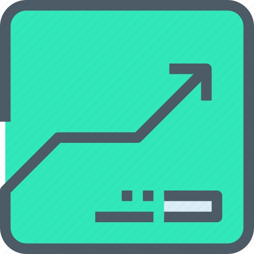 Arrow, business, graph, investment, report icon - Download on Iconfinder