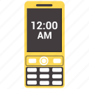 cellphone, message, mobile, mobile clock, phone