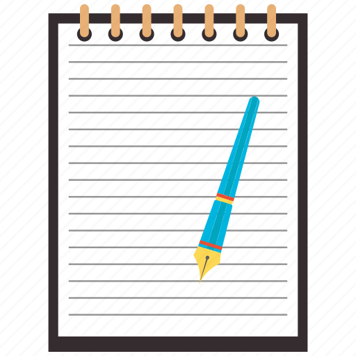 Contract, notepad, paper, paper pen, pen, sign icon - Download on Iconfinder