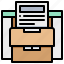 box, data, document, file, paper 