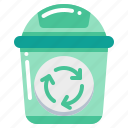 bin, eco, recycle, trash 