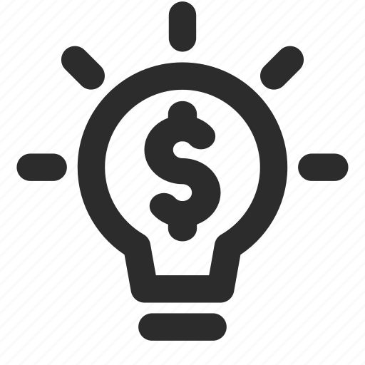 Bulb, dollar, idea, money icon - Download on Iconfinder