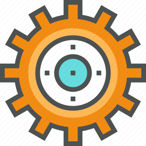 Cog wheel, cogwheel, engineering, gear, mechanical, progress, settings icon - Download on Iconfinder