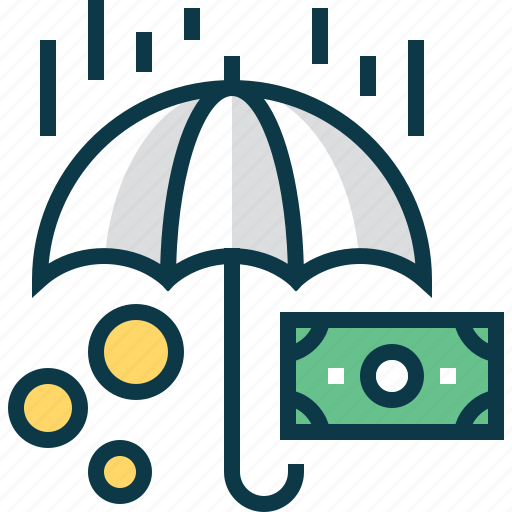 Banknote, insurance, money, protection, safety, security, umbrella icon - Download on Iconfinder
