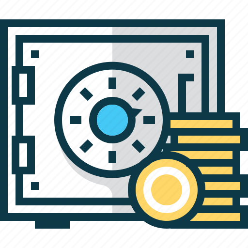 Bank, business, coin, money, safe, strongbox icon - Download on Iconfinder