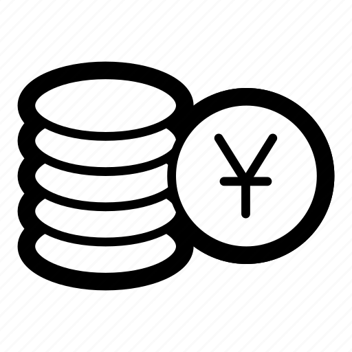 Coins, currency, finance, money, yen, business, cash icon - Download on Iconfinder
