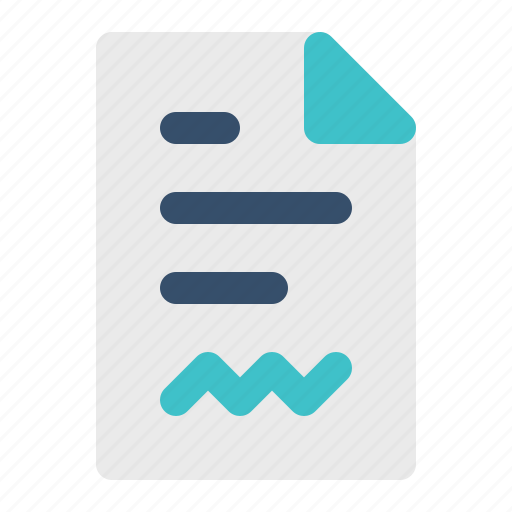 Document, file, sign, signature icon - Download on Iconfinder