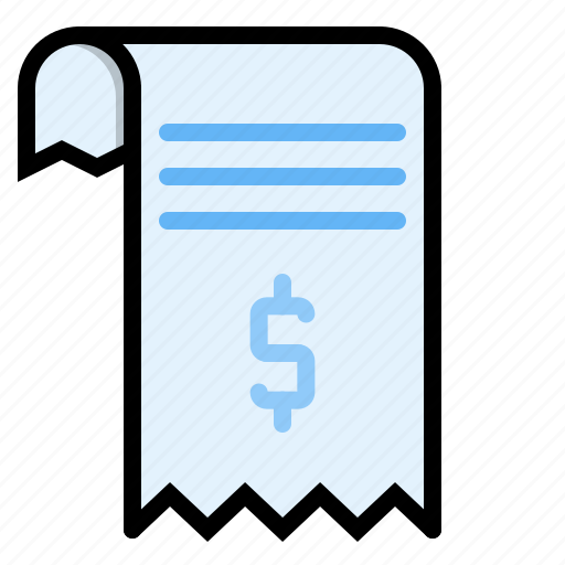 Bill, business, finance, invoice, money, receipt icon - Download on Iconfinder