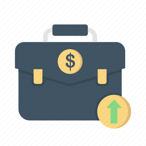 Bag, briefcase, business, currency, dollar, finance, increase icon - Download on Iconfinder