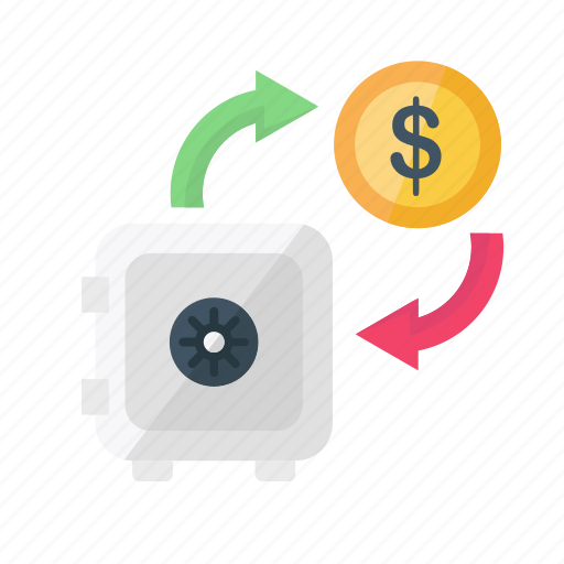 Bank, business, dollar, finance, money, safe, secured icon - Download on Iconfinder
