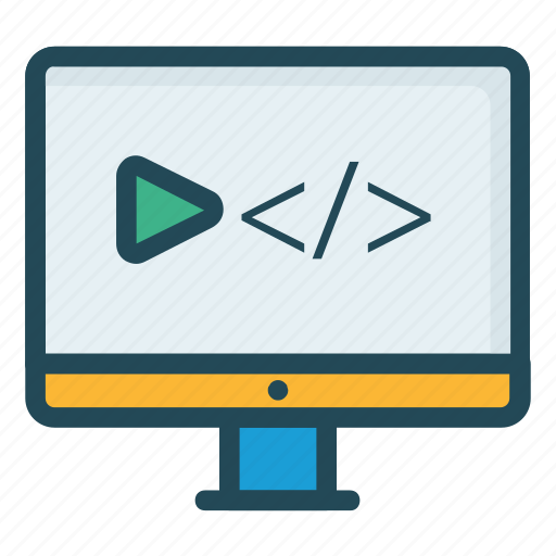 Coding, lcd, monitor, programming, scripting icon - Download on Iconfinder