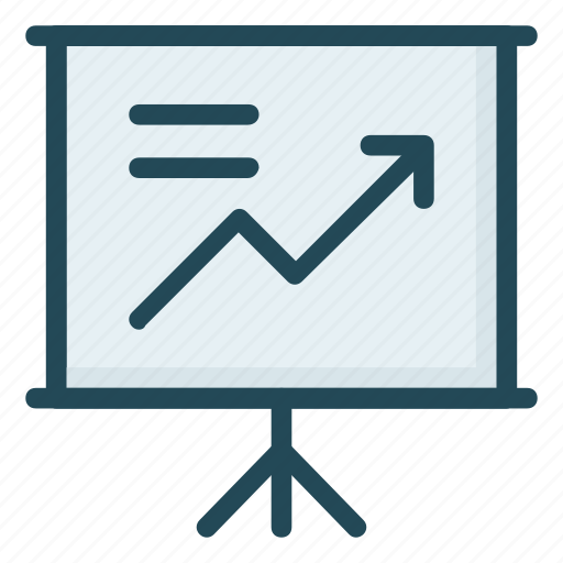 Board, graph, growth, increase, statistic icon - Download on Iconfinder