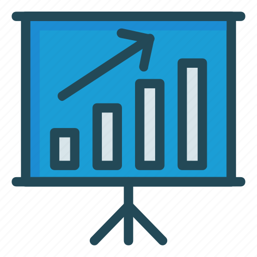 Chart, graph, growth, increase, presentation icon - Download on Iconfinder