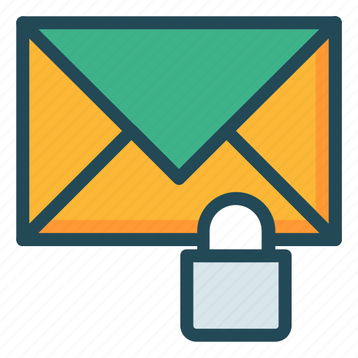 Lock, mail, message, private, protection icon - Download on Iconfinder