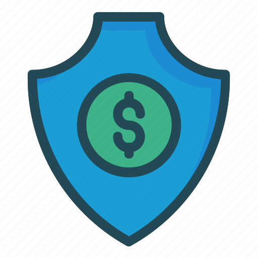 Cash, dollar, protection, security, shield icon - Download on Iconfinder