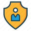 account, protection, secure, shield, user