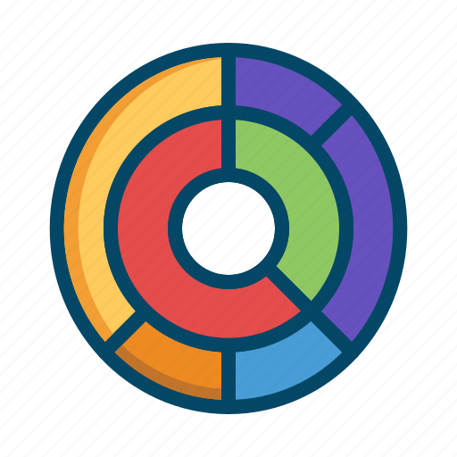 Analysis, analytics, business, graphs, pie, radial, report icon - Download on Iconfinder