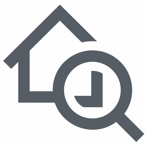 Estate, home, house, hunting, real, search icon - Download on Iconfinder
