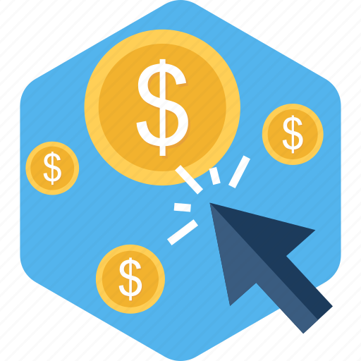 Click, dollar, money, pay per click, ppc, sale icon - Download on Iconfinder