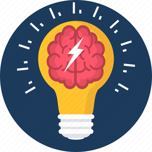 Brain, creative, idea, lightbulb, spark, think icon - Download on Iconfinder