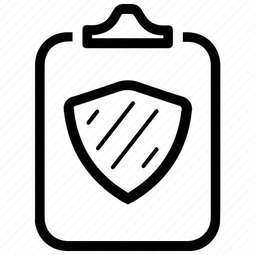 Business, document, insurance, policy, protection, shield icon - Download on Iconfinder