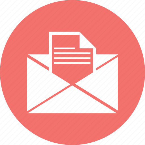 Email, mail, open, outline icon - Download on Iconfinder