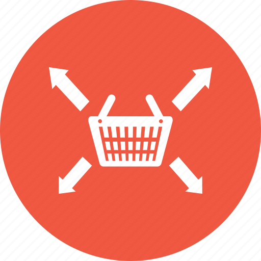 Arrow, basket, cart, left, right, shop, shopping icon - Download on Iconfinder