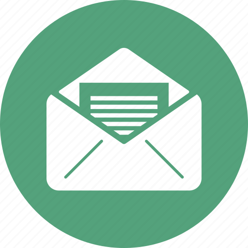 Email, mail, open, outline icon - Download on Iconfinder