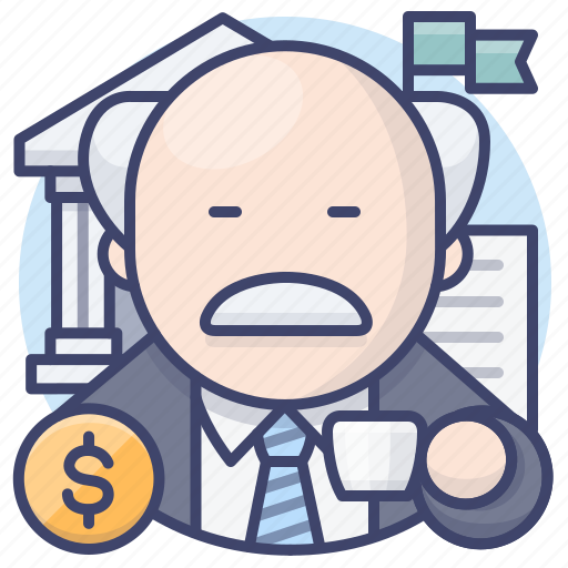 Banker, economist, manager, millionaire icon - Download on Iconfinder