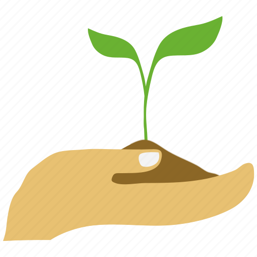 Ecology, green, hand, money plant, plant icon - Download on Iconfinder