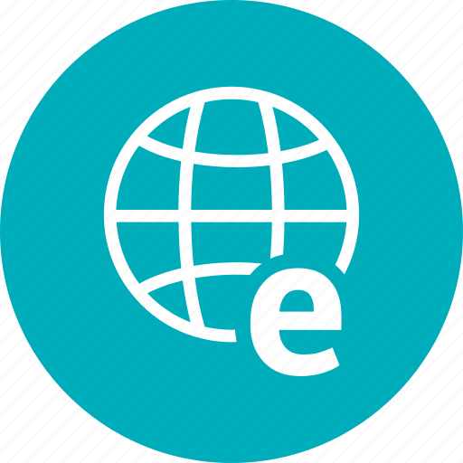E, earth, globe, web, world icon - Download on Iconfinder