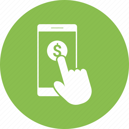 Click, dollar, hand, mobile, phone, smartphone icon - Download on Iconfinder