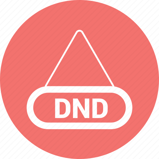 Dnd tag, do not disturb, label, tag icon - Download on Iconfinder