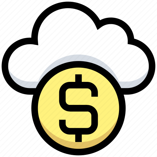 Business, cloud computing, coin, dollar, financial, money icon - Download on Iconfinder