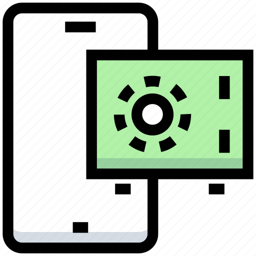 Business, financial, mobile, safe bank, saving, vault icon - Download on Iconfinder