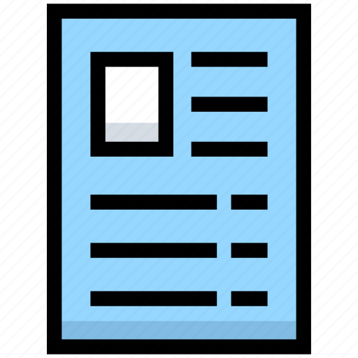 Account, business, document, file, financial, profile icon - Download on Iconfinder