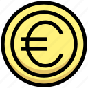 business, cash, coin, currency, euro, financial, money