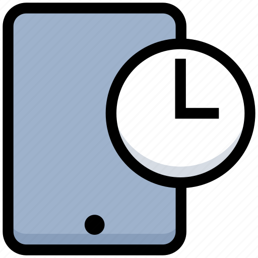 Business, clock, financial, mobile, smartphone, time, wait icon - Download on Iconfinder