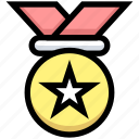 award, badge, business, financial, medal, prize, star
