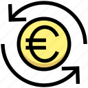 business, coin, euro, financial, money, sync, update