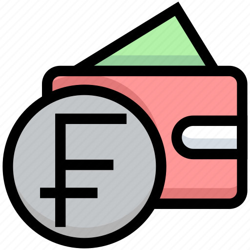 Business, cash, financial, franc, money, purse, wallet icon - Download on Iconfinder