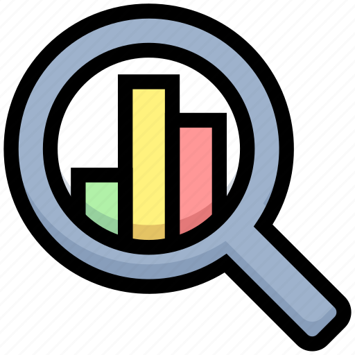 Business, data, financial, find, graph, search, statistics icon - Download on Iconfinder
