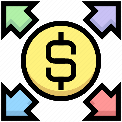 Affiliate, arrows, banking, business, dollar, financial, share icon - Download on Iconfinder