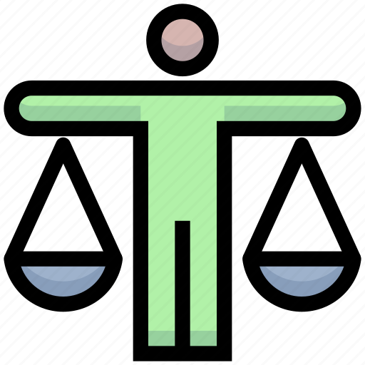 Balance, business, financial, justice, law, scales icon - Download on Iconfinder